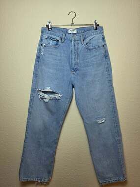Agolde 90s Crop Straight Leg Jeans | Echo 26 / 2